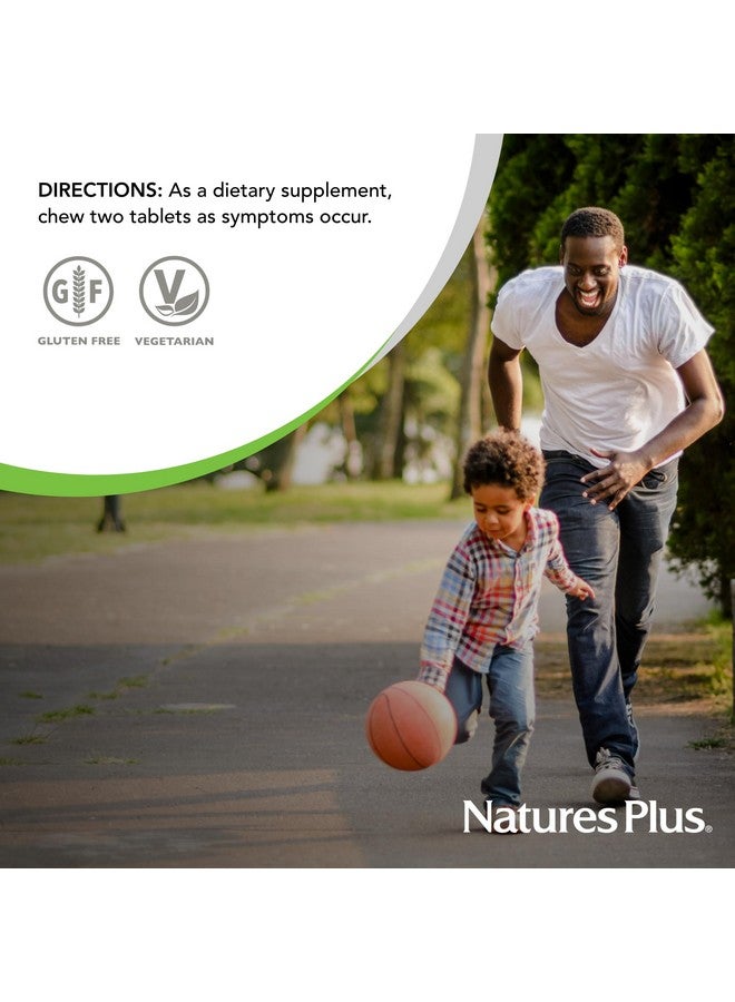 Natures Plus Nutri Zyme - 90 Chewable Tablets, Peppermint Flavor - Vegetarian Enzyme Supplement with Bromelain & Papain, Natural Digestive Aid - Gluten-Free - 45 Servings - Image 4