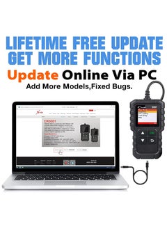 Launch Creader 3001 OBD2 Scanner Automotive Car Diagnostic Check Engine Light O2 Sensor Systems OBD Code Readers Scan Tool for All OBDII Protocol Cars Since 1996  - Image 5
