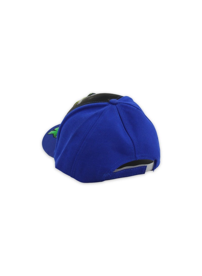 Boys Cap – Blue with Hulk Print - Image 2