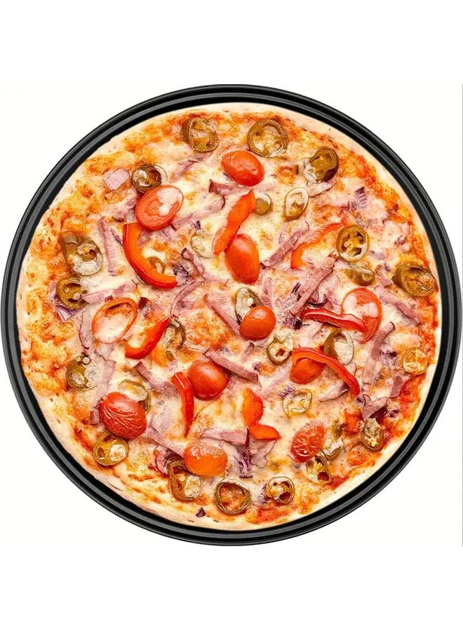 3PCS 9.6 11 12.6 Inch Non Stick Perforated Pizza Crisper Tray Oven Baking Set - Image 4