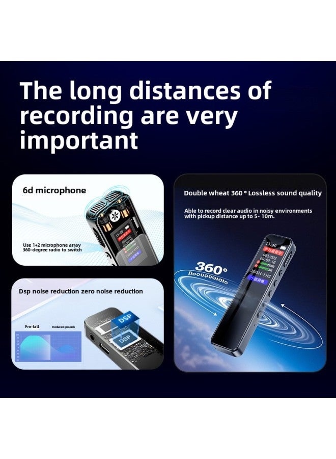 Recording Pen Portable Professional High Definition Noise Reduction Super Long Standby Equipment For Students In Class-Body Color:Long Battery Life Version (about 40 Hours Of Battery Life) One-click Recording + Noise Reduction + High-definition External Play-Memory Capacity:32gb [50% People Choose! Memory Can Save 132 Hours Of Recording] - Standard Configuration + Apple Otg [supports Apple Mobile Phone Transmission]  - Image 3