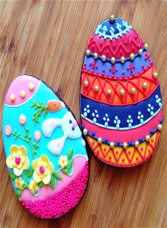 SOSOHOME Easter Egg Cookie Cutter Set - 4 Piece - 4", 3 3/8", 2 1/2", 2" - Egg Shaped Cookie Cutters, Stainless Steel Biscuit Pastry Cutters - Image 5