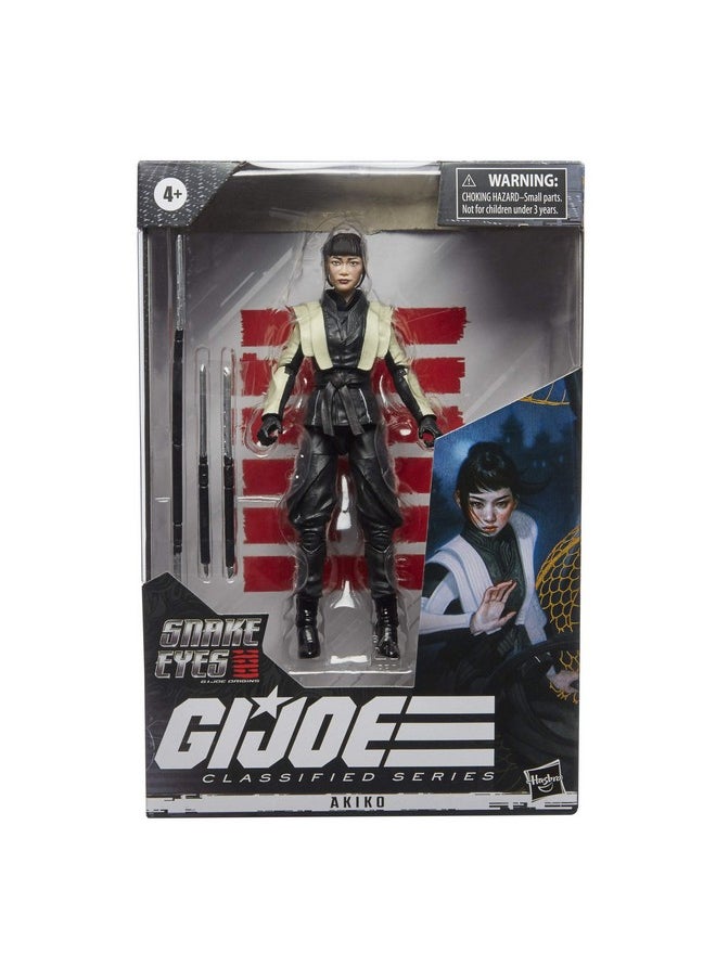 G. I. Joe G.I. Joe Classified Series Snake Eyes: G.I. Joe Origins Akiko Collectible Action Figure 18 Premium 6Inch Scale Toy With Custom Package Art  - Image 3