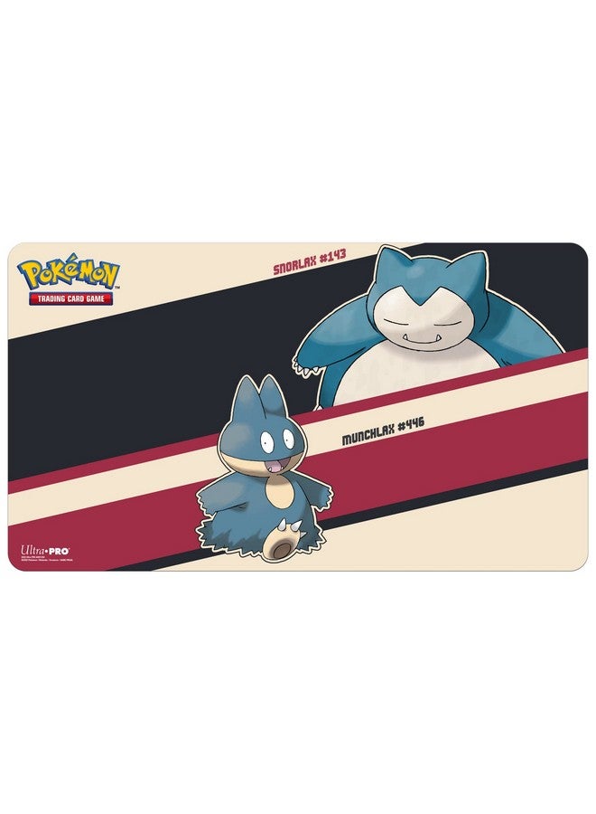 Ultra Pro Ultra Pro Snorlax & Munchlax Playmat for Pokemon - Great for Card Games and Battles Against Friends and Enemies, Perfect for at Home or Office Use As a Mousepad for PC 
