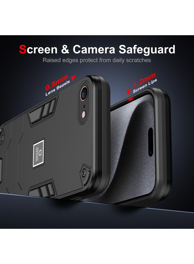 اس-توب جراب لهاتف iPhone SE 2022 / SE 2020 2 في 1 مقاوم للصدمات - Image 2