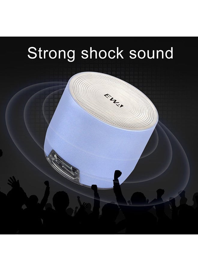 NIBEMINENT - EWA A103 Portable Bluetooth Speaker Blue - Image 1
