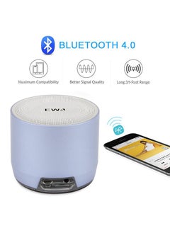 NIBEMINENT EWA A103 Portable Bluetooth Speaker Blue  - Image 2