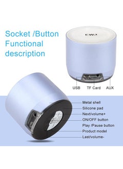 NIBEMINENT EWA A103 Portable Bluetooth Speaker Blue  - Image 5