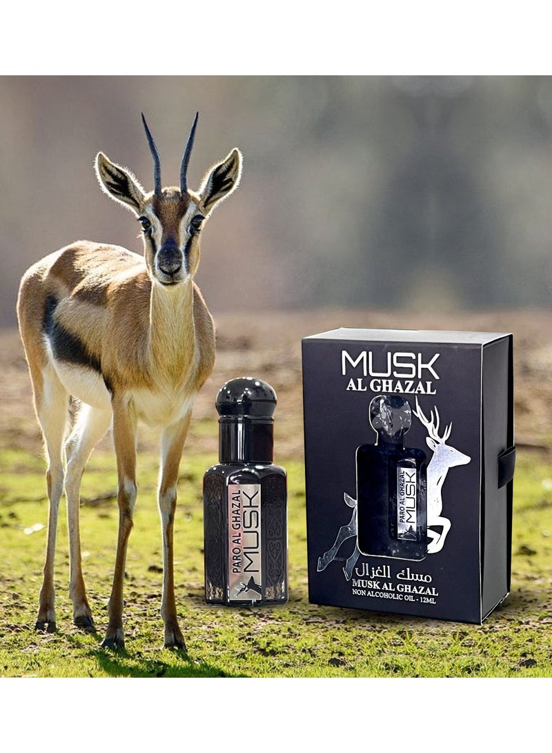 PARO OUD Black Musk  I Original  Musk I Paro Oud I MADE IN UAE I Alcohol-free attar oil for men and women I - Image 1