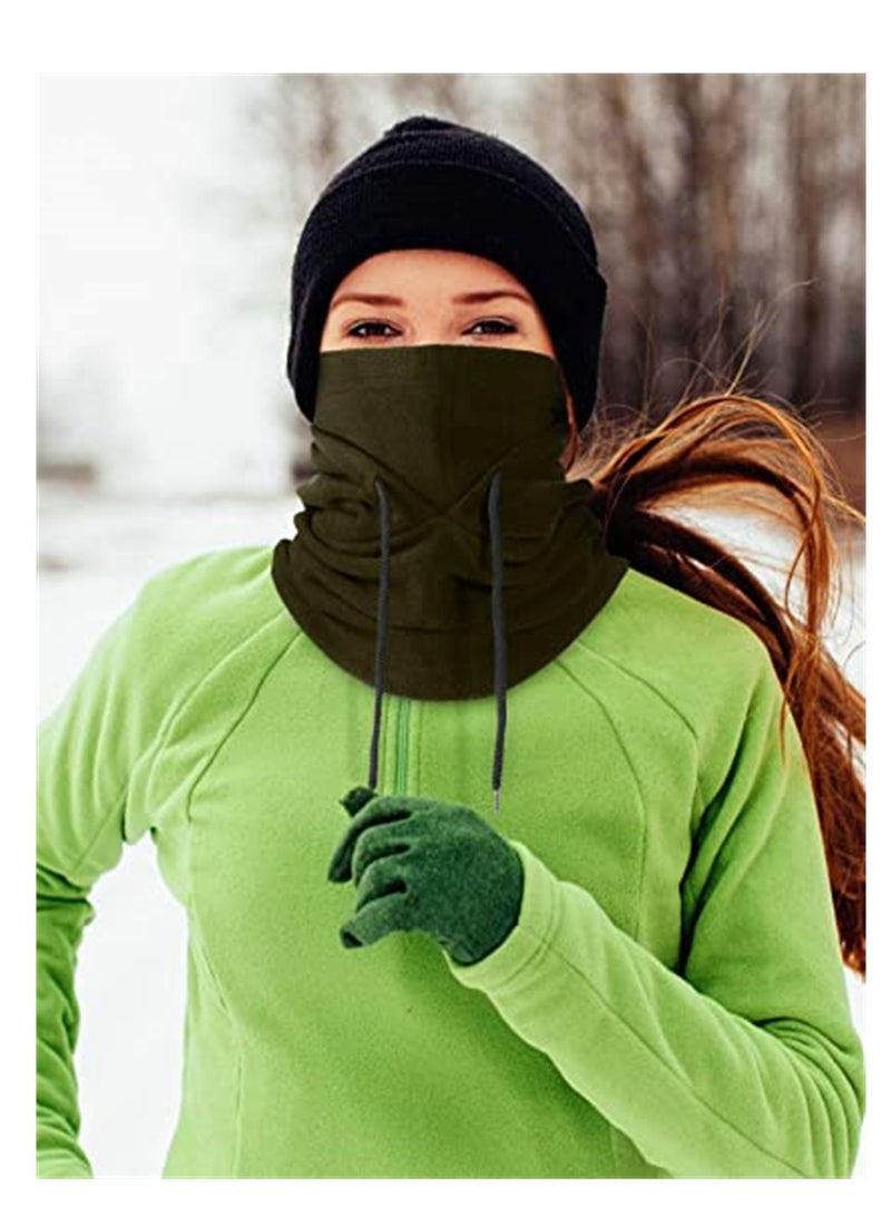 KASTWAVE Thermal Cap Mask 3 Pcs Mens Warm Fleece Hat In Winter Outdoor Riding Mask Skiing Sports Thickened Neck Wrap Winter Fleece Balaclava Ski Tactical Heavyweight - Image 5