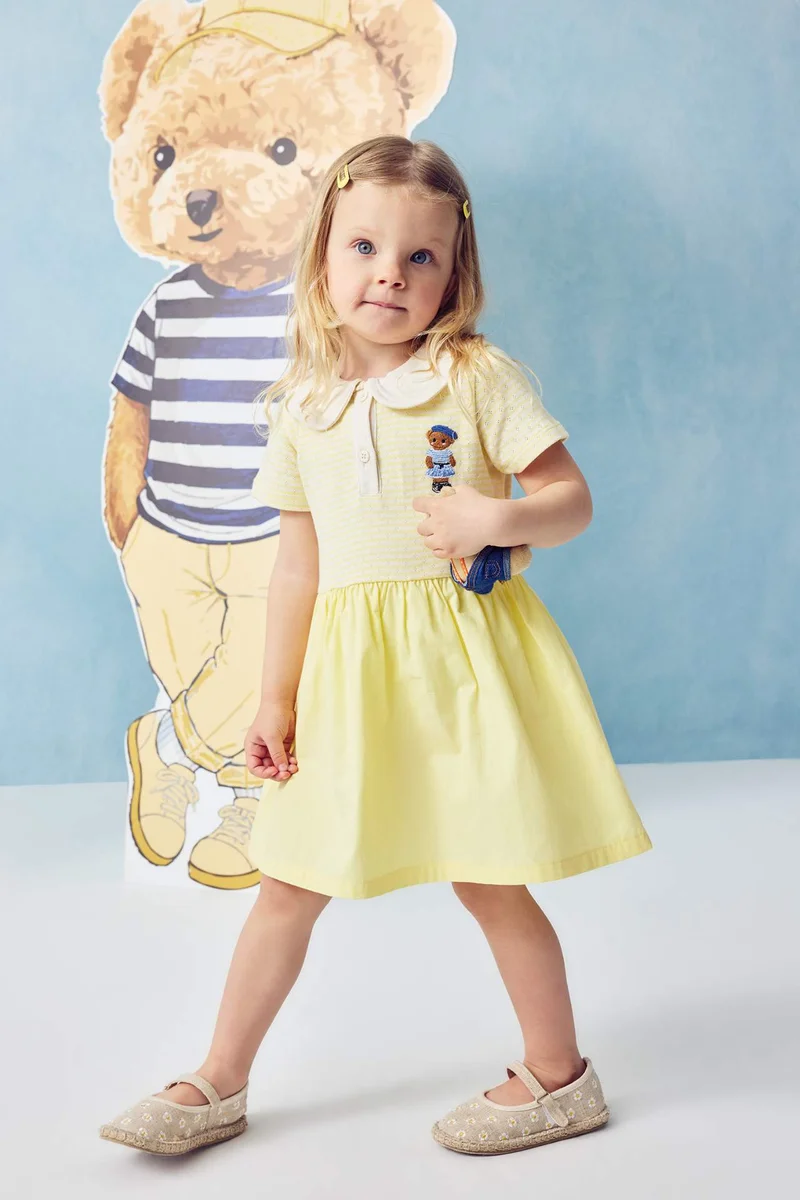 ديفاكتو Baby Girl Teddy Bear Dress