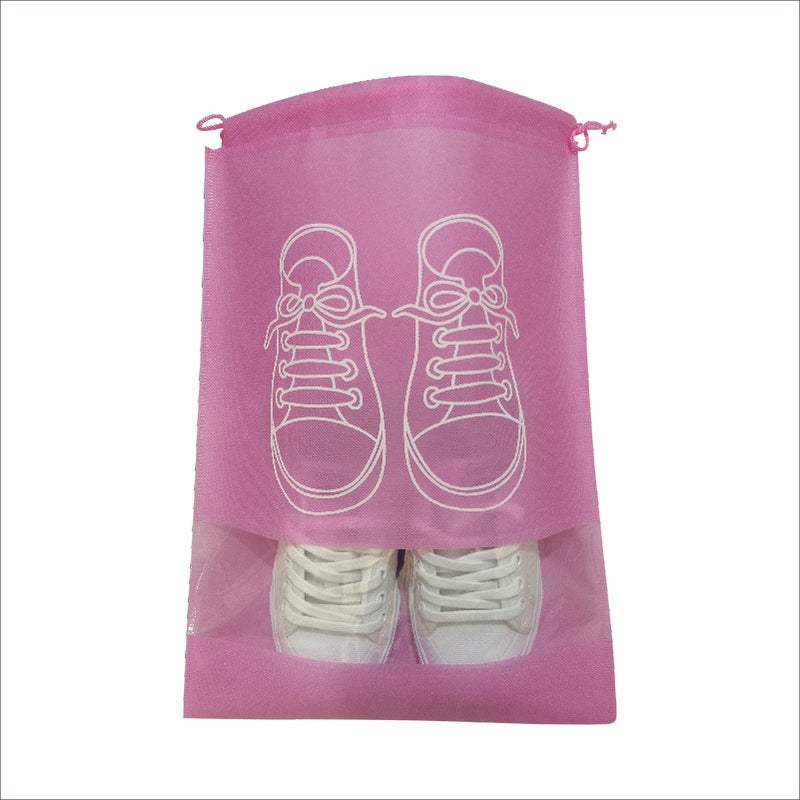 Shoes Storage Bag Shoes Bag Non-woven Dustproof Moisture-proof Travel Shoes Storage Dust-proof Home Travel Travel Pink 