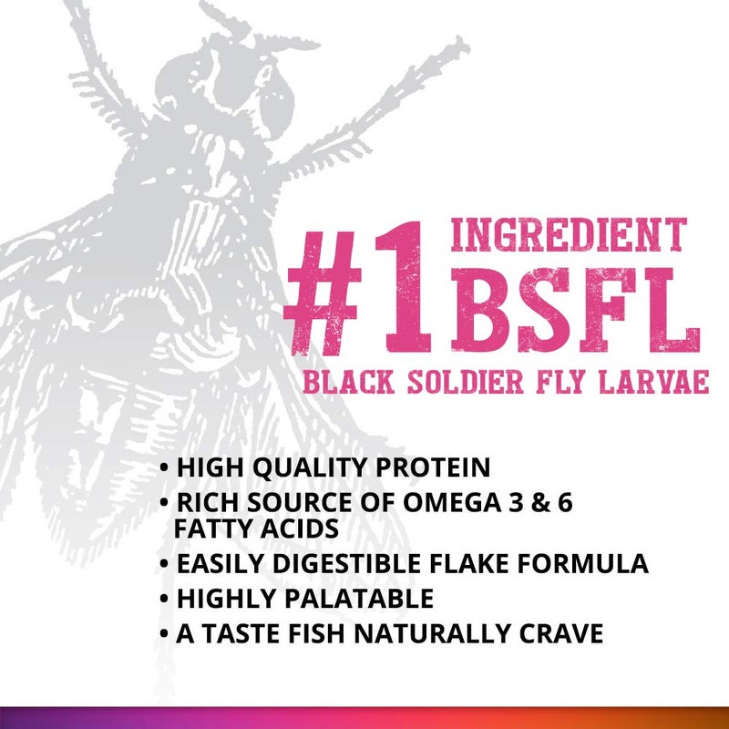 Fluval Bug Bites Color Enhancing Fish Food for Tropical Fish, Flakes for Small to Medium Sized Fish, 3.17 oz., A7348, Brown - Image 3