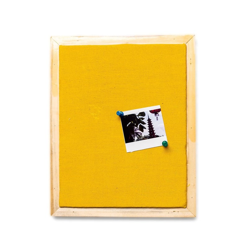IVEI Whiteboard, Metal board & Pin Board (Small) - Set of 3 - Yellow - Image 3