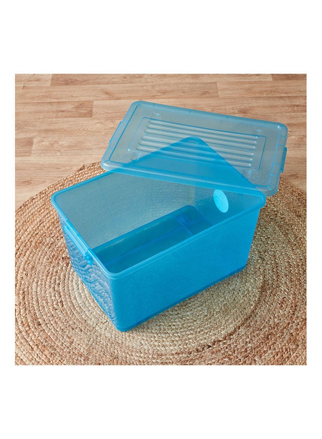 Home Box Rolling Storage Box with Wheels and Lid 55 Liter - Image 2