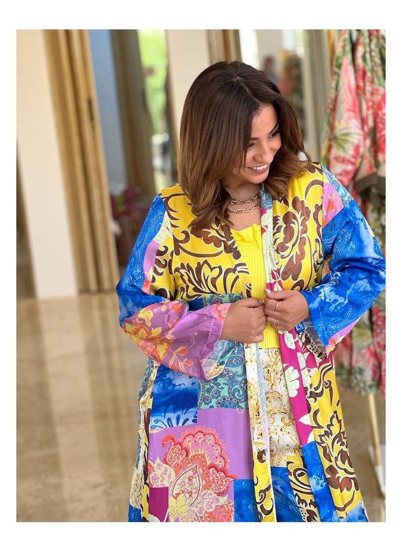 Generic Outfits Set  multi color Kimono Cardigans  - Image 1