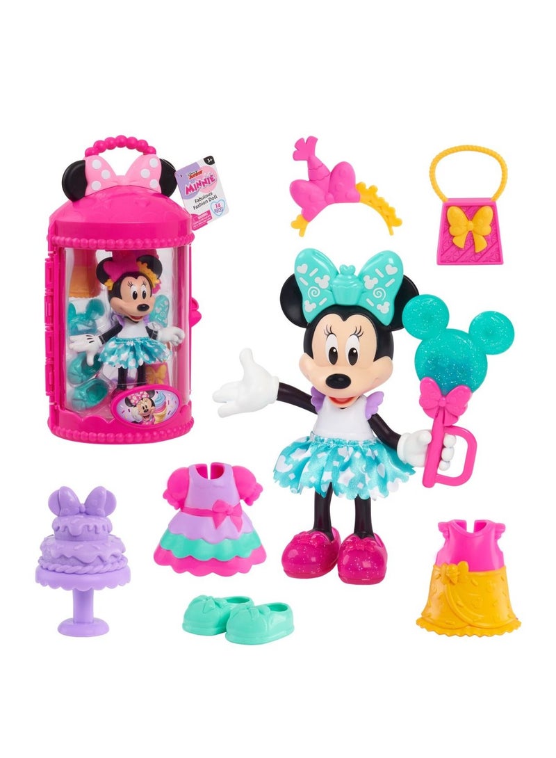 ديزني جونيور ميني ماوس دمية أزياء رائعة