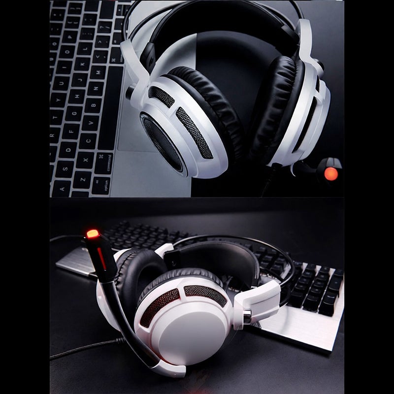 Gaming Headset: Black 40mm Moving Coil Unit - Virtual 7.1 Surround Sound Ergonomic Headset for PC Gaming, Immersive Gameplay - Image 4
