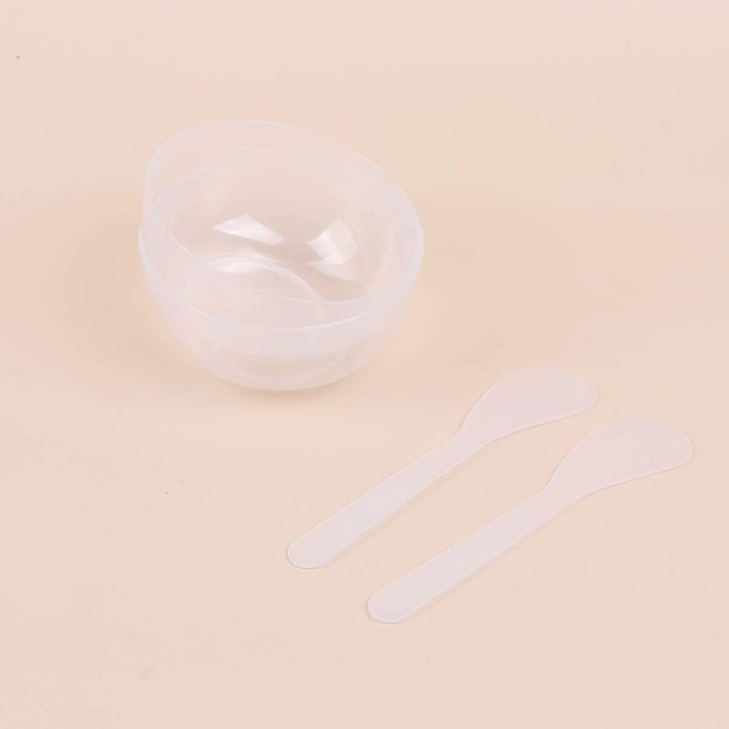 klarako 10Sets Slime Bowl Slime Mixing Tool Makeup Bowl Crystal Mud Mixing Bowls Plastic Glue Mixer for Makeup Kids Crafts (Transparent) - Image 3