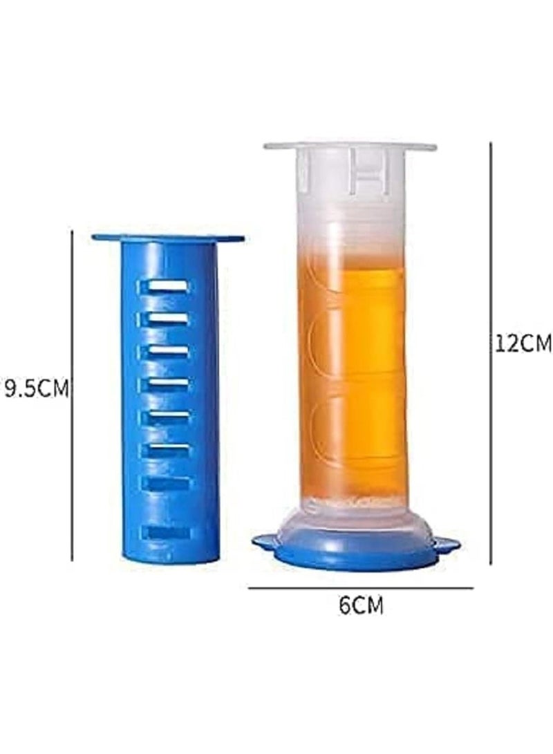 مجموعة جل لاصق لتعطير التواليت بتصميم زهور لطيفة – موزع وجل معطر (طقم 3 قطع) - Image 2