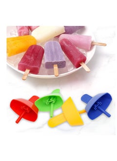 Y&D 8 Pack Drip Free Popsicle Holder for Kids, Mess Frozen Treats Holder, Reusable with Straw  - Image 2
