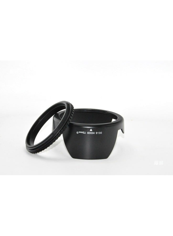 Generic Universal Screw Hood 49mm/ 58mm 62mm 67mm 72mm 77mm 55mm Backlocking Lens-Body Color:Black  - Image 4