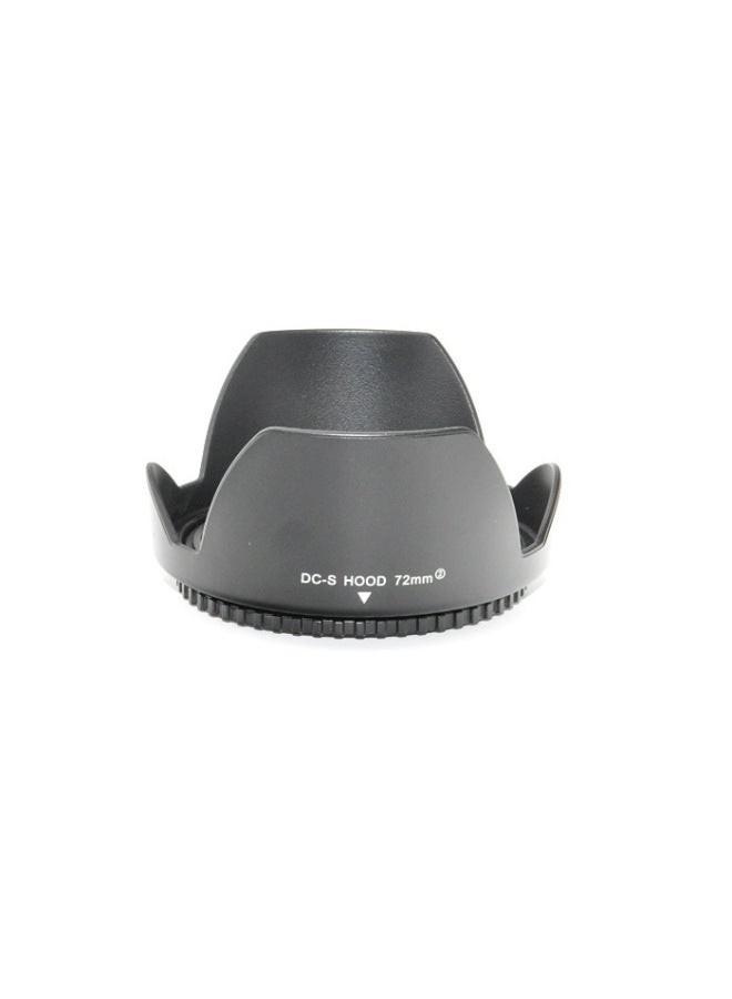 Generic Universal Screw Hood 49mm/ 58mm 62mm 67mm 72mm 77mm 55mm Backlocking Lens-Body Color:Black  - Image 3