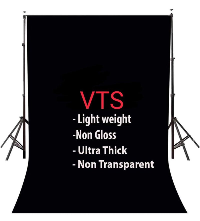 VTS 8 x12Ft. LEKERA Backdrop Photo Light Studio Photography Background for YouTube, Studio,Indoor-Outdoor Photography Shooting Purpose (3. 8X 12ft., Black) - Image 4