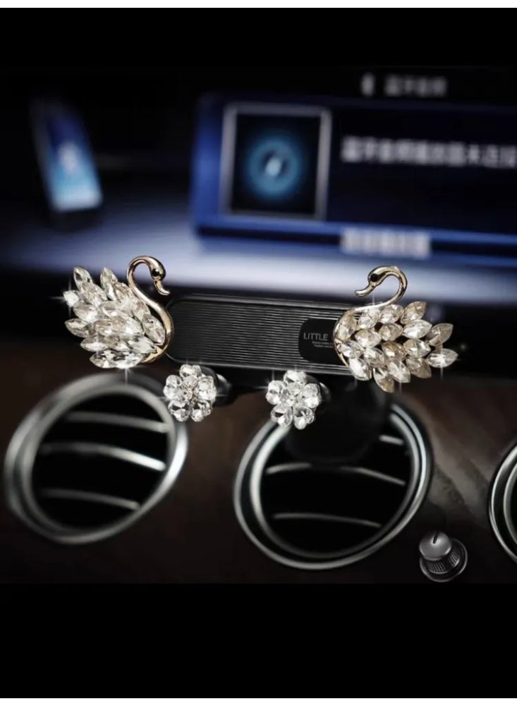 Women’s Diamond Swan Car Phone Holder - Sparkle & Elegance for Gulf Ladies’ Luxury Ride 💎🇸🇦 (Easy Mounting in Seconds) - Image 3