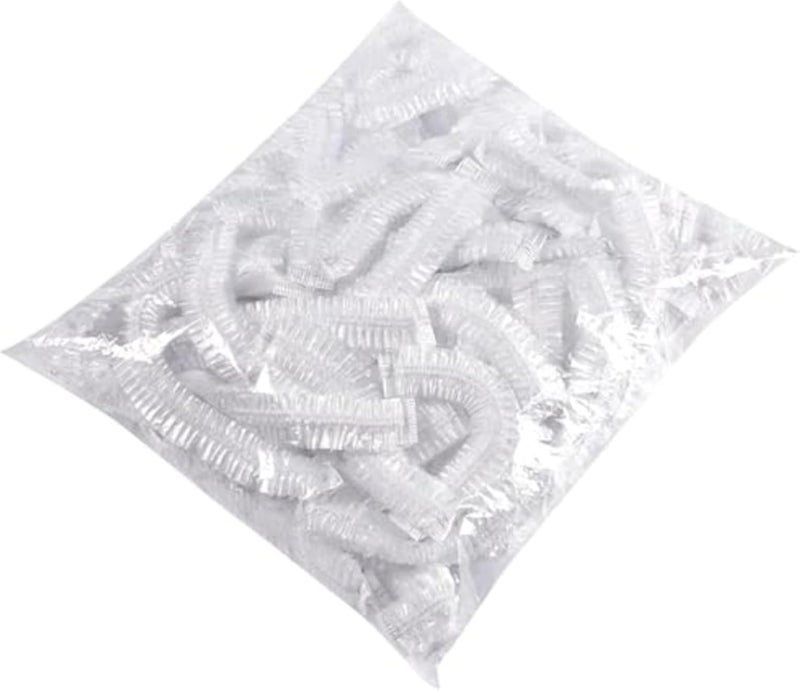 أغطية تقديم الأطباق، 100 قطعة، أكياس بلاستيكية قابلة لإعادة الاستخدام، أغطية طعام مرنة قابلة للتعديل، أغطية أوعية متعددة الاستخدامات، أغطية محكمة الإغلاق لحفظ الطعام طازجًا، أغطية طعام على شكل قباب