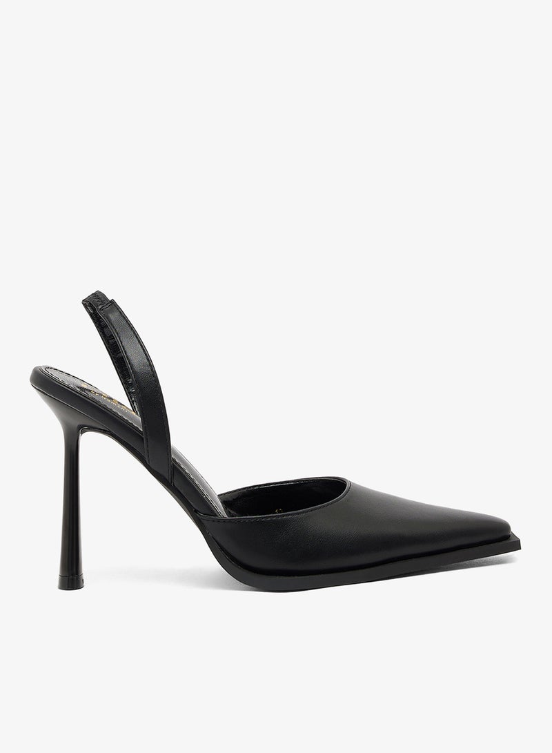 ايلا أحذية بكعب عالٍ بحزام خلفي - Image 1