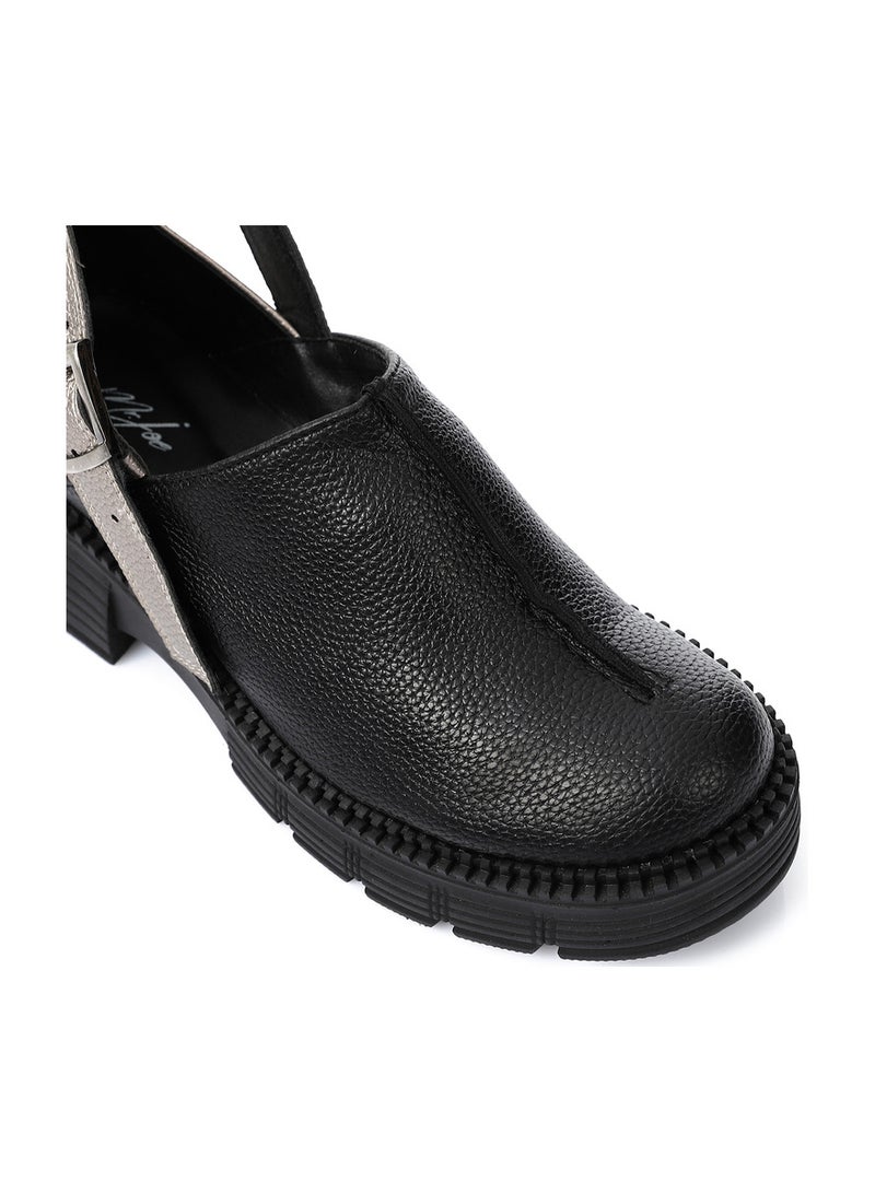 مستر.جو صندل MR Joe الأنيق باللون الأسود المعدني السميك 3719 - 37 - Image 5