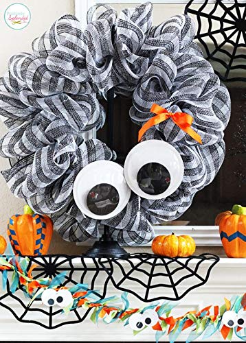 DECORA 500 Pieces 25mm Plastic Wiggle Eyes Self-adhesive Googly Eyes for Scrapbooking DIY Crafts Doll Masking Supply - Image 2