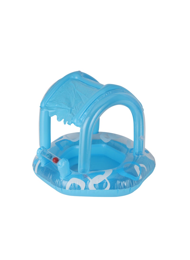 Epsilon Epsilon Kiddie Float with Shade-  66x66 cm (26x26"), Safe Pool Floaties, for 3-6 Years/ Sunshade Canopy, PVC-Free, Perfect for Beach, Pool, Water Play  | EPSSE1663  - Image 2