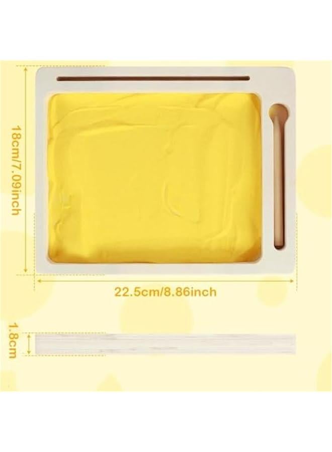 Wooden Montessori Sand Tray Toys for Kids, Sand Writing Box with Pen and Cards for Letters & Numbers - Image 2