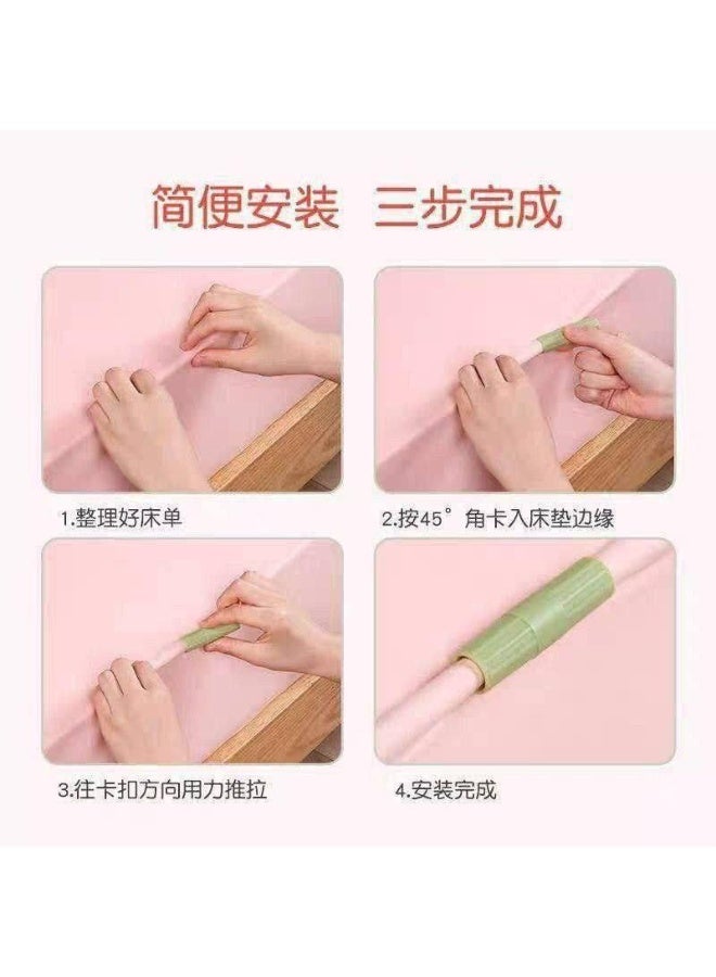 مشابك تثبيت ملاءات السرير - مجموعة من 10 قطع (متعددة الأغراض) - Image 4