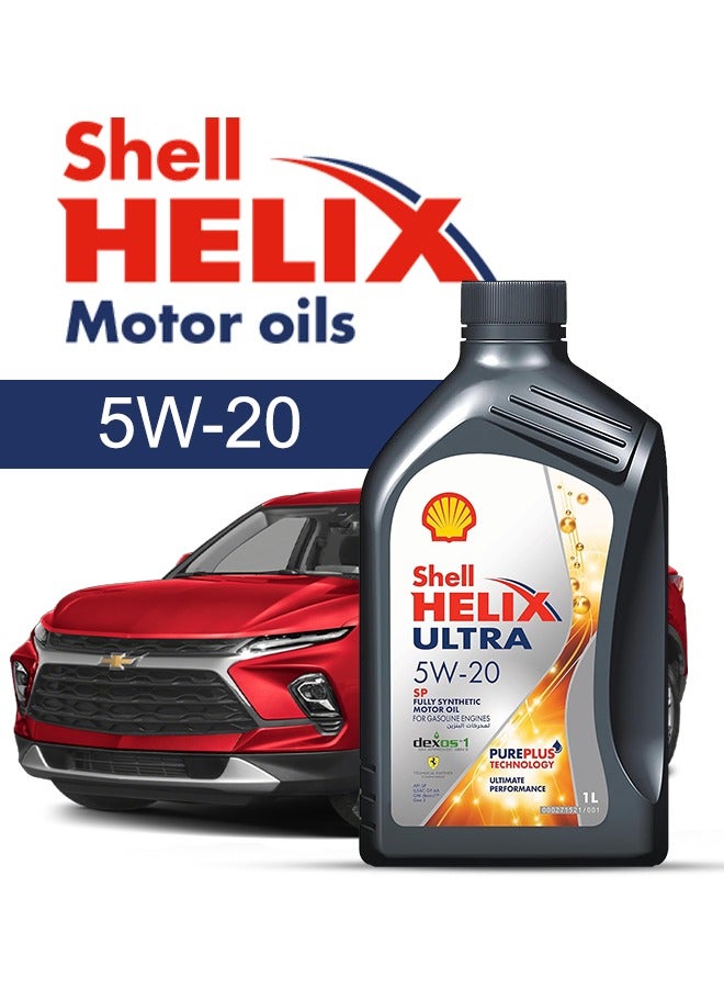 Shell Engine Oil – For Chevrolet Trail  2024 - 2020, 4 Liter,  5w20 Shell - With Engine Oil Filter - 2020 2021 2022 2023 2024