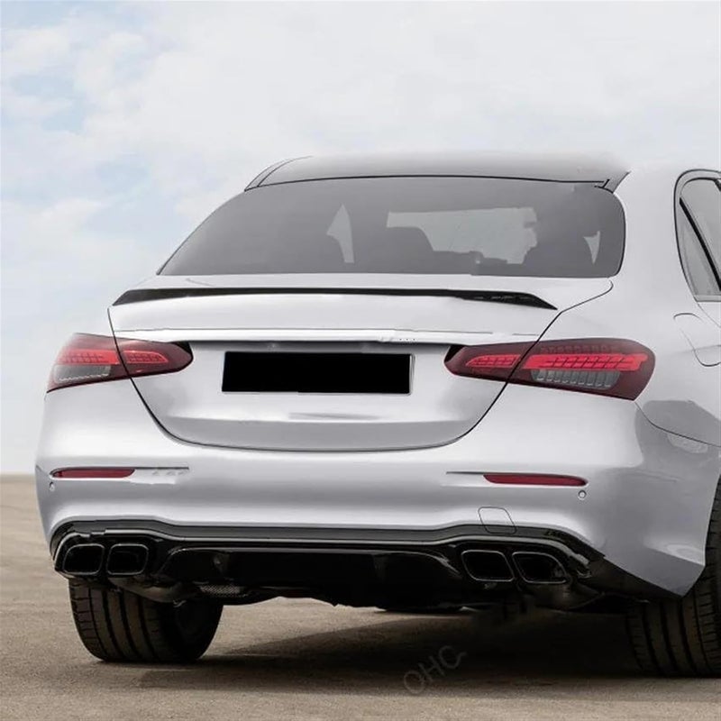 QASULER Gloss Black Rear Bumper Spoiler for E Class W213 - Image 5