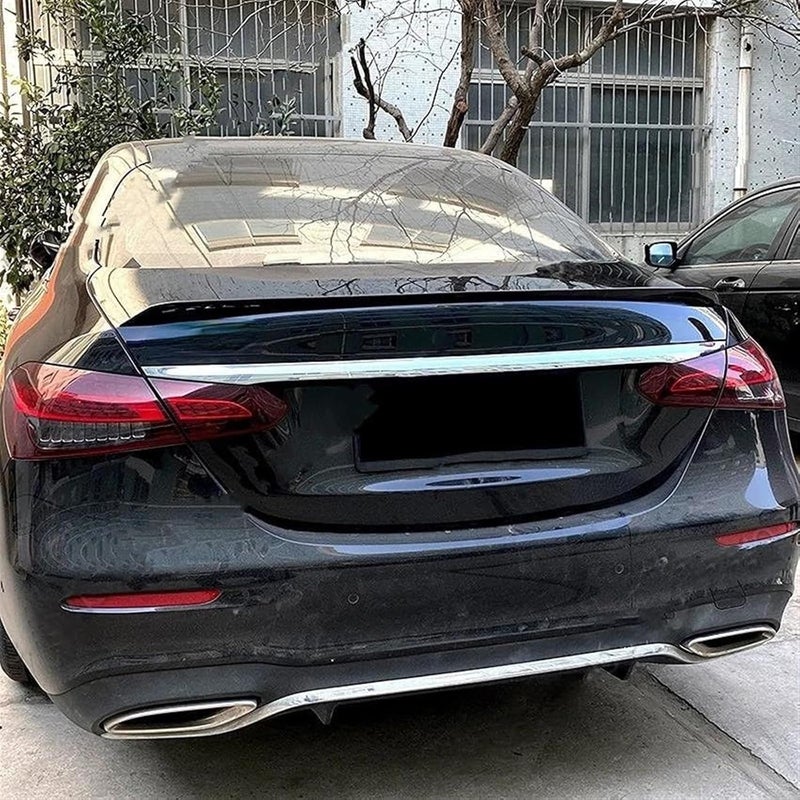 QASULER Gloss Black Rear Bumper Spoiler for E Class W213 - Image 3