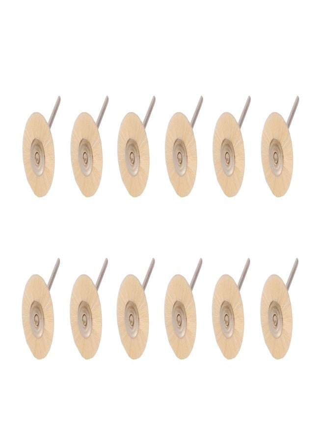 Pack of 12-1" Extra Soft Bristle 3/32" Mandrel Jewelry Making Metal Finishing Polishing Rotary Mounted Brush Set