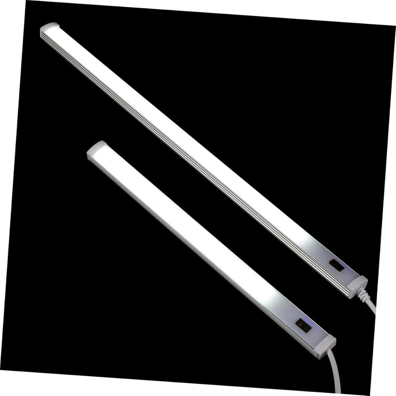 2Pcs Closet Sensor Lights Rechargeable Under Cabinet LED Motion Sensor Lamps Compact Design for Kitchen Wardrobe Stairs and Bathroom Lighting Stylish and Durable Material - Image 1