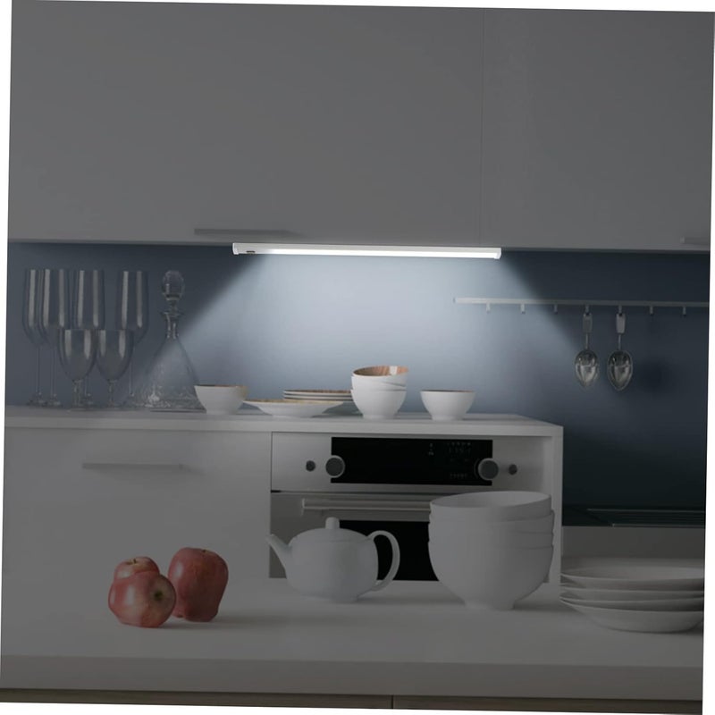 2Pcs Closet Sensor Lights Rechargeable Under Cabinet LED Motion Sensor Lamps Compact Design for Kitchen Wardrobe Stairs and Bathroom Lighting Stylish and Durable Material - Image 4