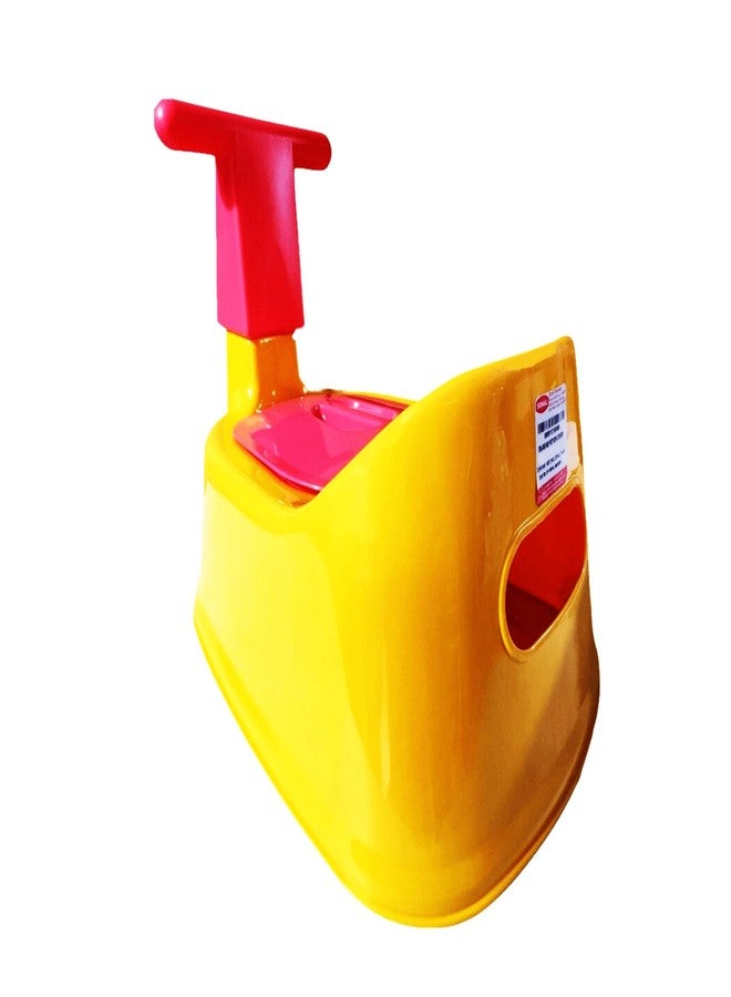 SONAL - BIKE (Small Size) Baby Potty Training Toilet Seat without Removable Tray, Lid (Age 6-12 Month) Potty Seat/Potty Box (Yellow) - Image 4