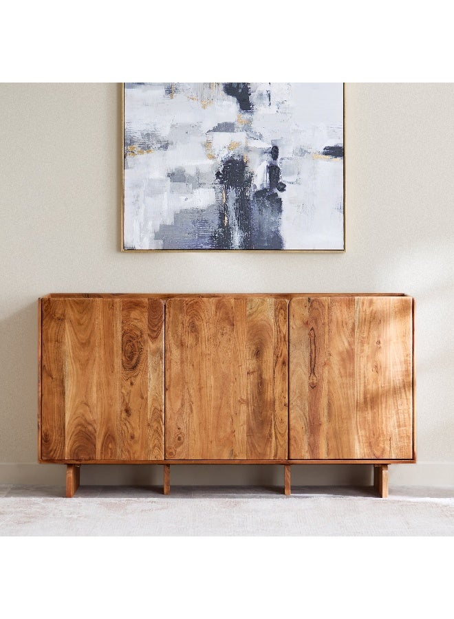 Home Box Seoul Marble Top 3-Door Sideboard - Image 3
