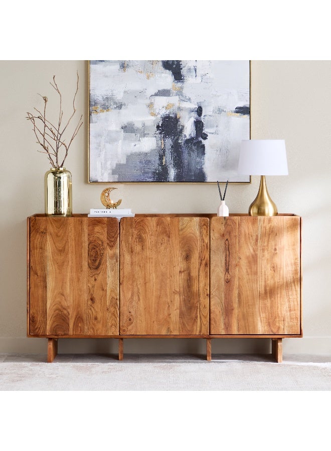 Home Box Seoul Marble Top 3-Door Sideboard - Image 2