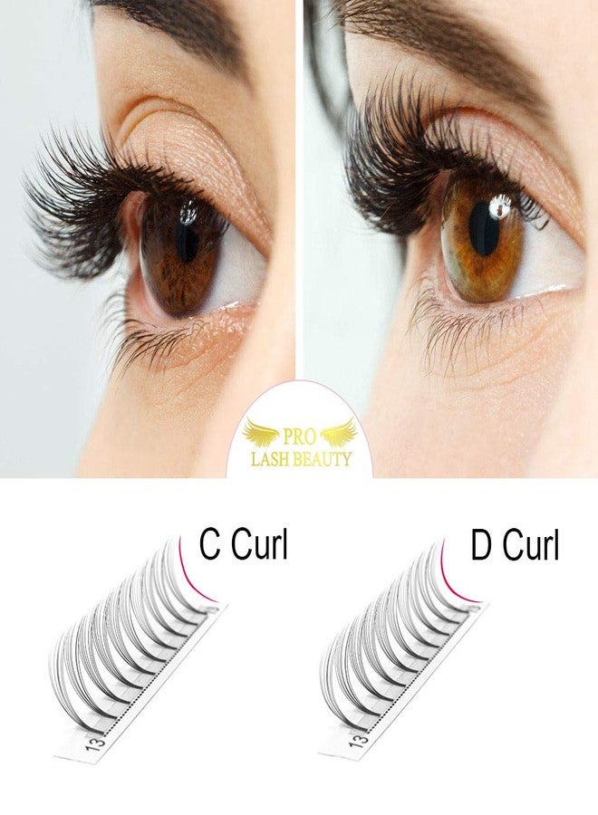 PRO LASHBEAUTY Premade Volume Eyelash Extensions Short Stem 8D-C-0.07-11 Premade Fans Eyelash Extensions 9 to 20 mm Volume Lash Extensions .07 .10 Pre made Lash Fans C D Curl (8D-C-0.07,11mm) - Image 5
