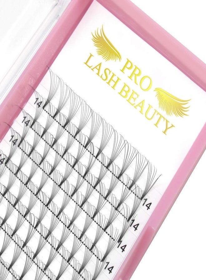 PRO LASHBEAUTY Premade Volume Eyelash Extensions Short Stem 8D-C-0.07-11 Premade Fans Eyelash Extensions 9 to 20 mm Volume Lash Extensions .07 .10 Pre made Lash Fans C D Curl (8D-C-0.07,11mm) - Image 1