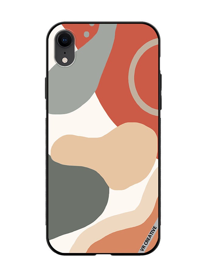 VR CREATIVE Protective Case Cover For Apple iPhone XR Layers Design Multicolour - Image 1