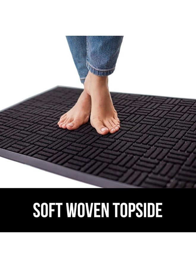 Gorilla Grip 100% Waterproof All-Season Weathermax Doormat, 23X35, Durable Natural Rubber, Stain And Fade Resistant, Low Profile, Indoor Outdoor Door Mats, Easy Clean Patio Entrance Mat  - Image 4