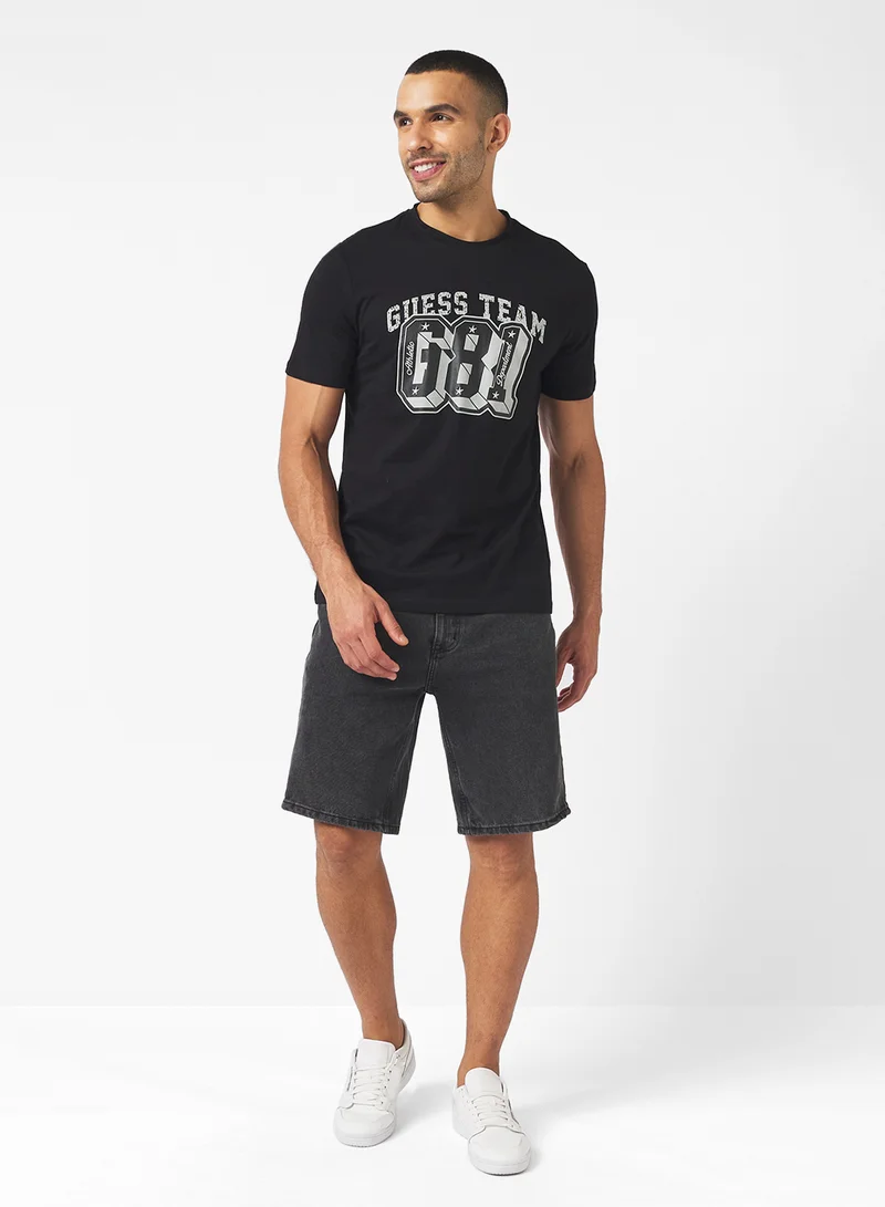 جس Mentore Crew Neck   T-Shirt
